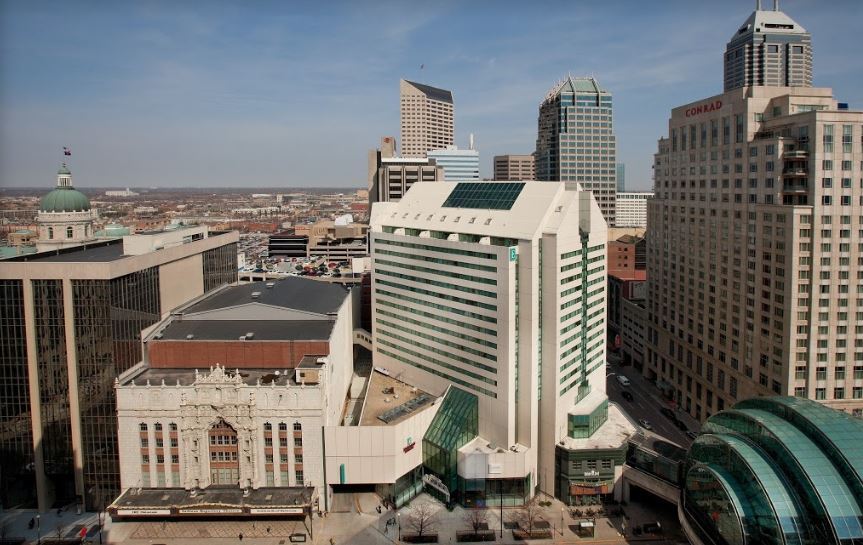Embassy Suites By Hilton Indianapolis Downtown Exterior foto